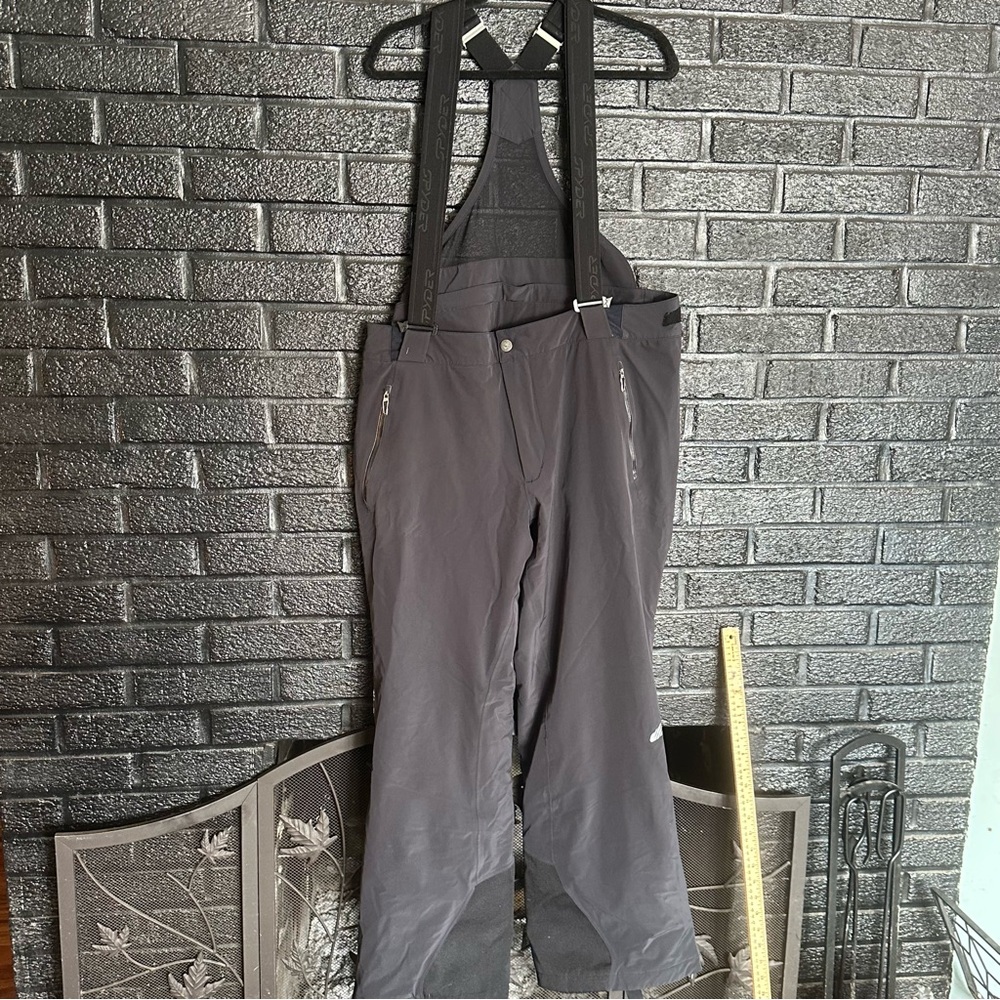 Spyder Black Ski Bib with Primaloft Insulation Size XXL